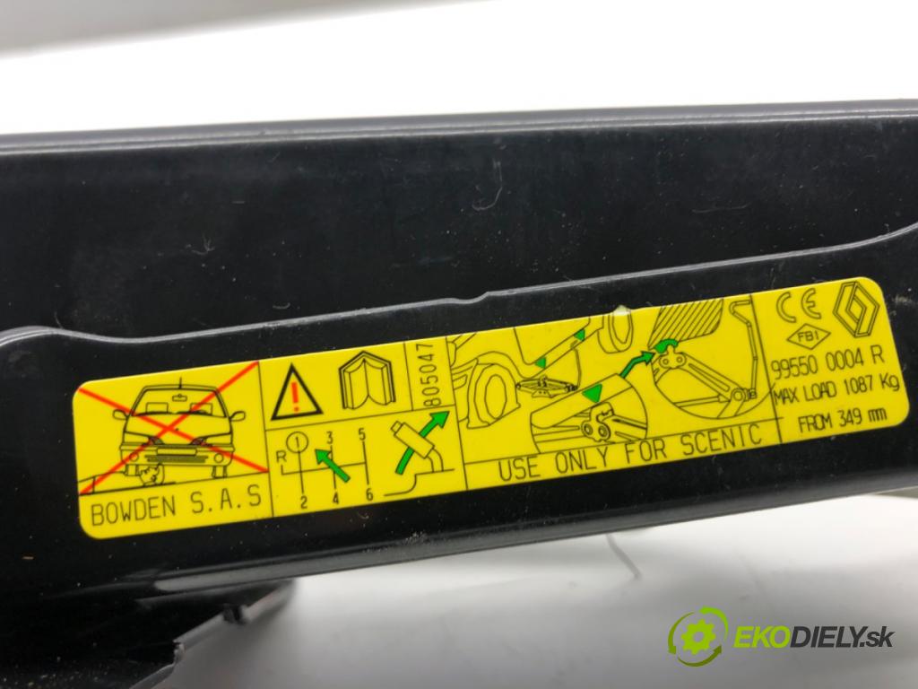 RENAULT GRAND SCENIC III nadwozie wielkoprzestrzenne (MPV) 2010 96 kW 1.4 16V (JZ0F) 1397 Súprava náradia 995500004R