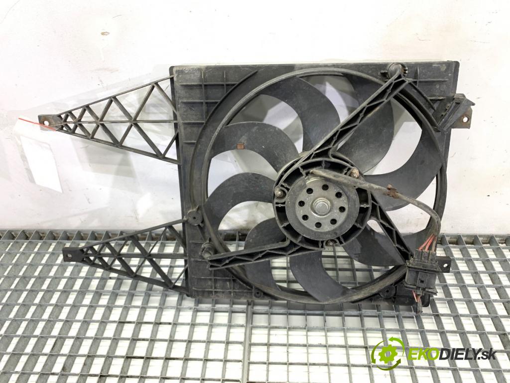 SKODA FABIA II Kombi 2008 63 kW 1.4 1390 ventilátor chladiče 6Q0121207N (Ventilátor)