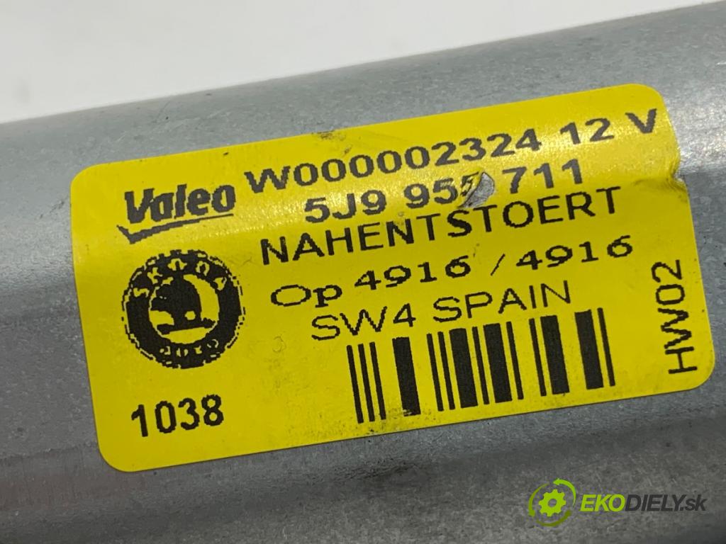 SKODA FABIA II Kombi 2008 63 kW 1.4 1390 Motor stieračov zad 5J9955711