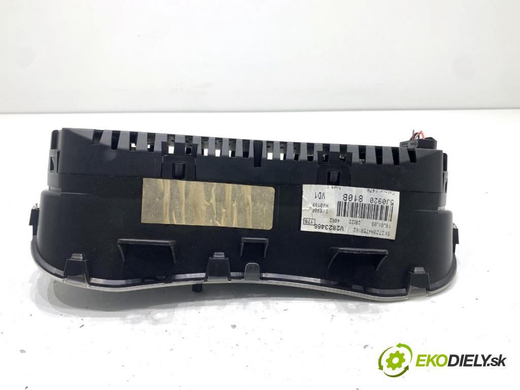 SKODA FABIA II Kombi 2008 63 kW 1.4 1390 prístrojovka 5J0920810B (Přístrojová deska)