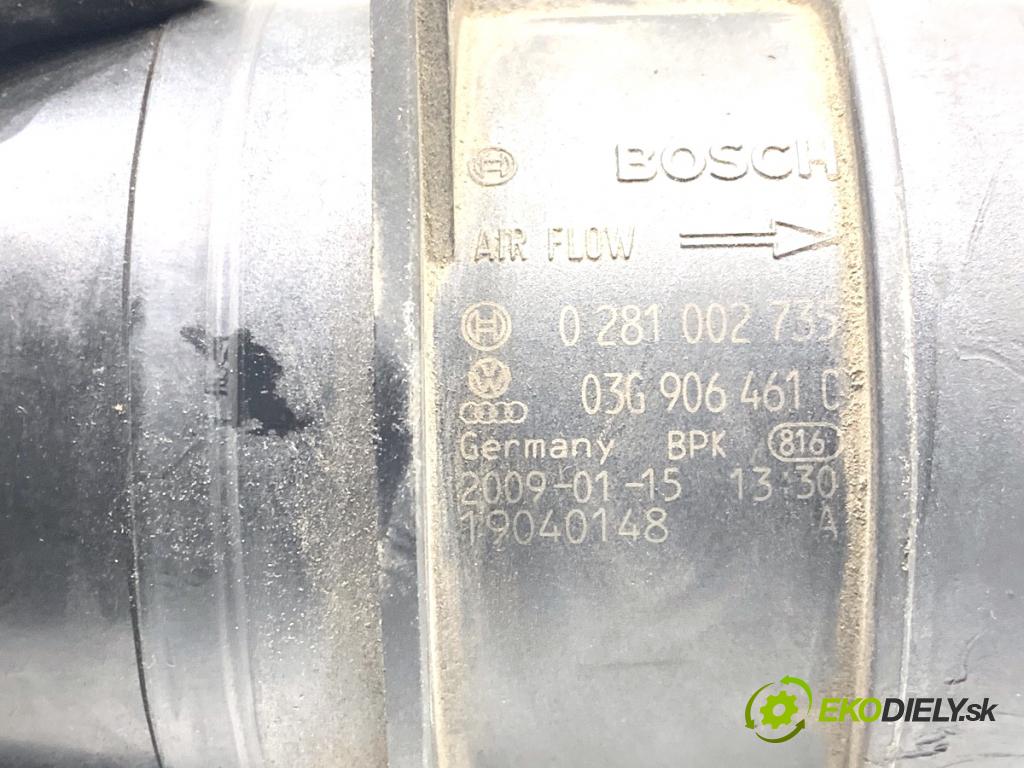AUDI A4 B8 sedan 2009 105 kW 2.0 TDI 1968 Váha vzduchu 03G906461C (Váha vzduchu)
