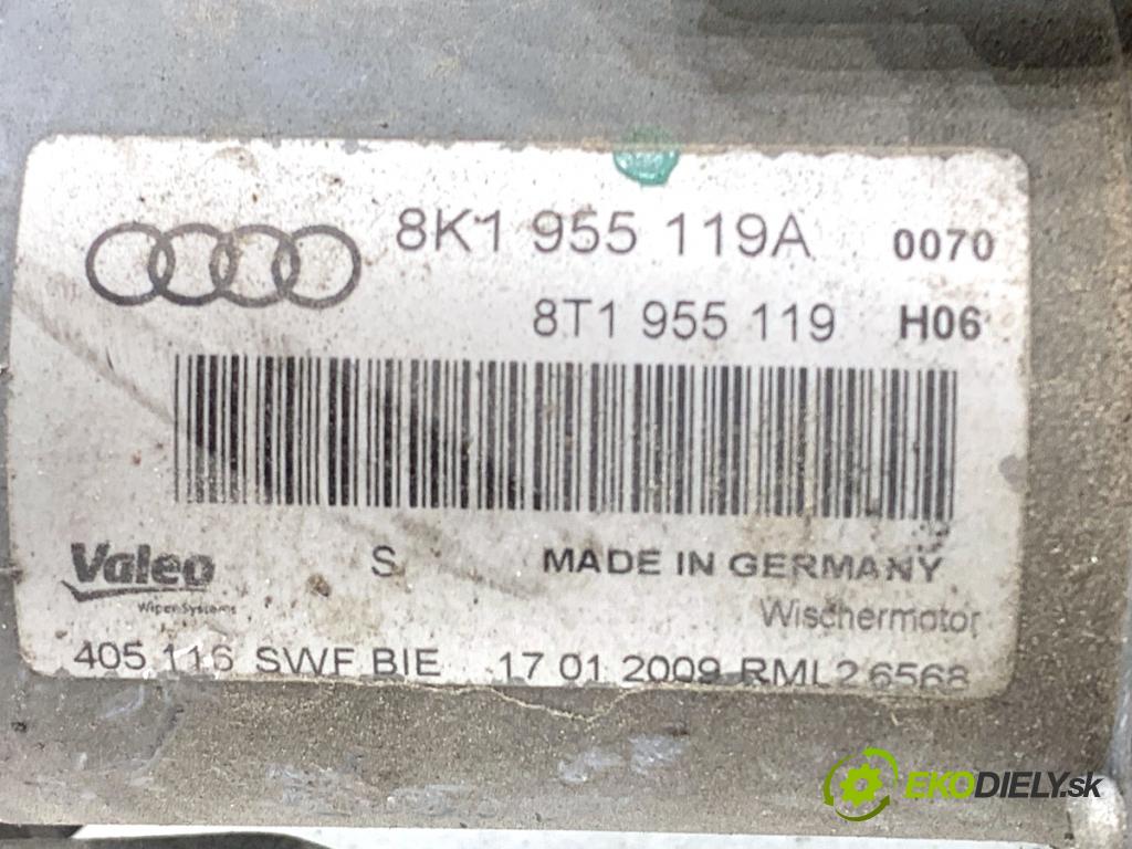 AUDI A4 B8 sedan 2009 105 kW 2.0 TDI 1968 Mechanizmus stieračov predný 8K1955119A (Motorček stieračov predný)