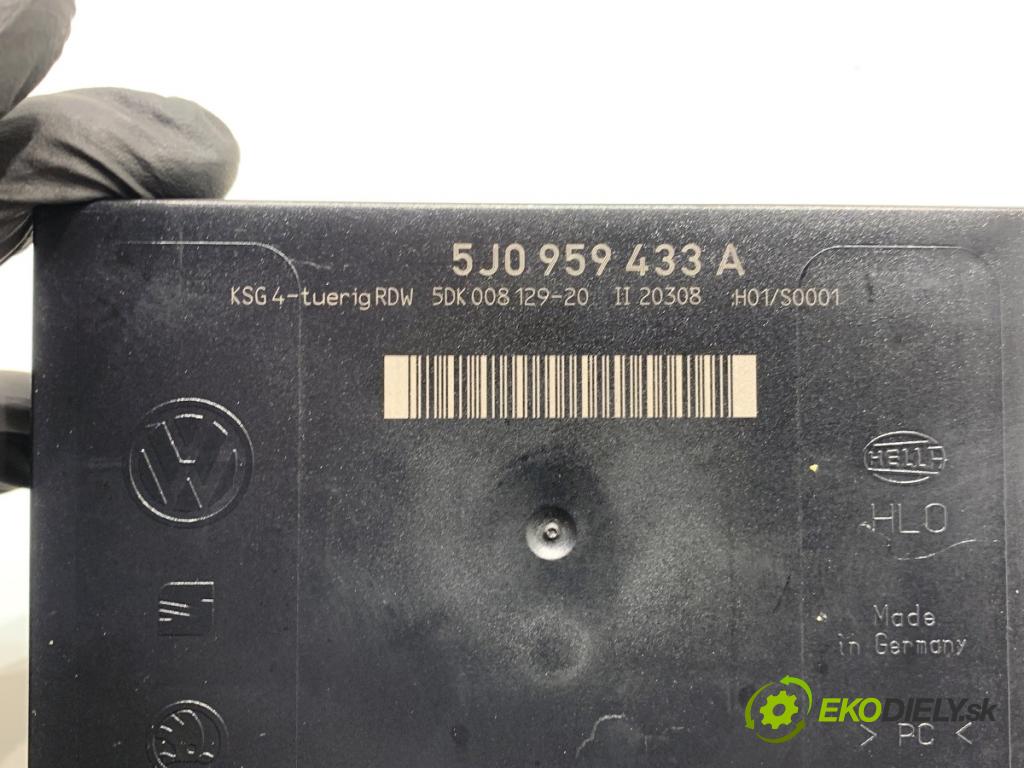 SKODA FABIA II Kombi 2008 63 kW 1.4 1390 Modul komfortu 5J0959433A (Modul komfortu)