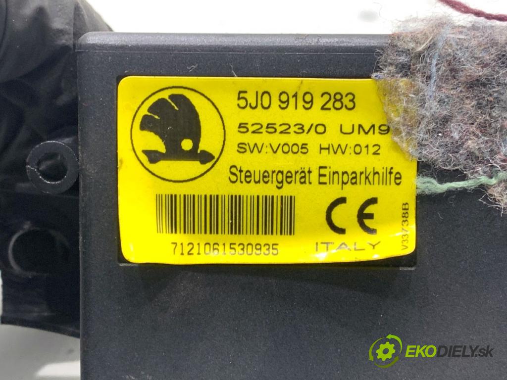 SKODA FABIA II Kombi 2008 63 kW 1.4 1390 modul PDC 5J0919283 (Řídící jednotka ostatní)