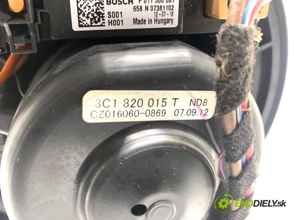 VW PASSAT B7 Kombi 2011 103 kW 2.0 TDI 1968 ventilátor kúrenia 3C0907521F