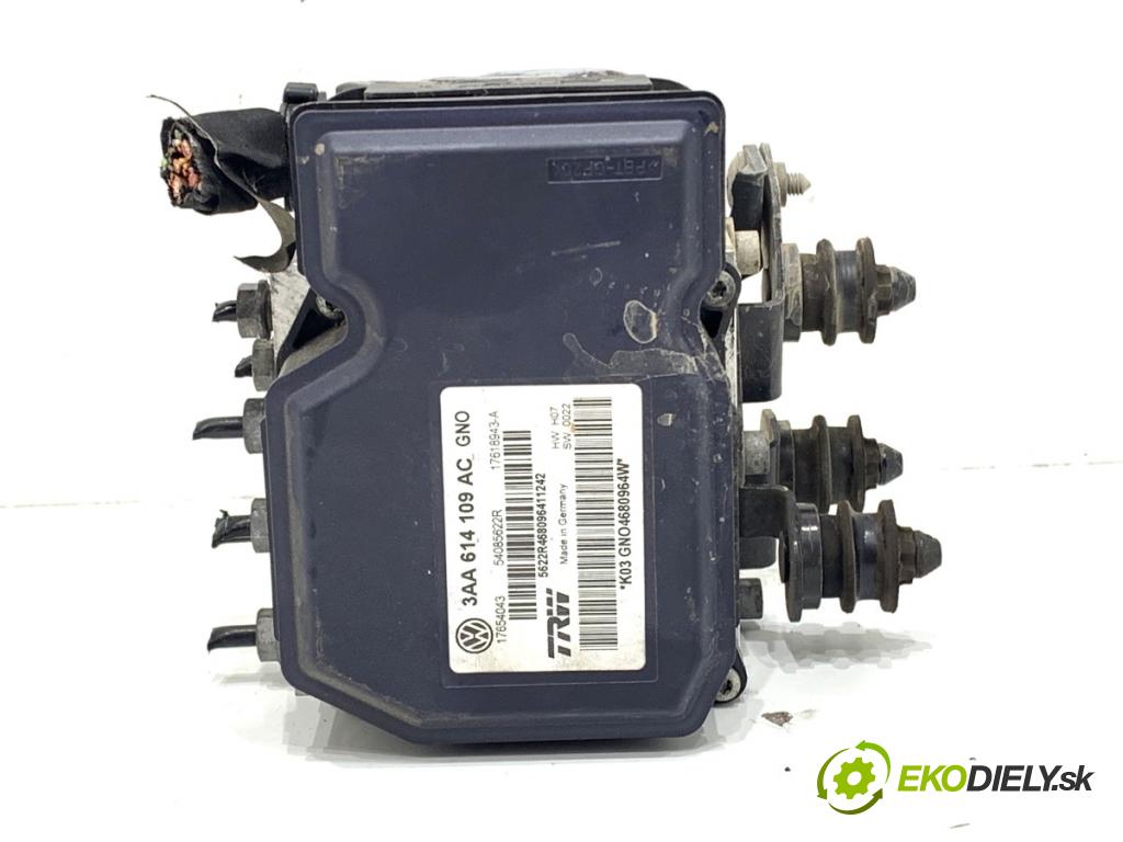 VW PASSAT B7 Kombi 2011 103 kW 2.0 TDI 1968 pumpa ABS 3AA614109AC (Pumpa ABS)