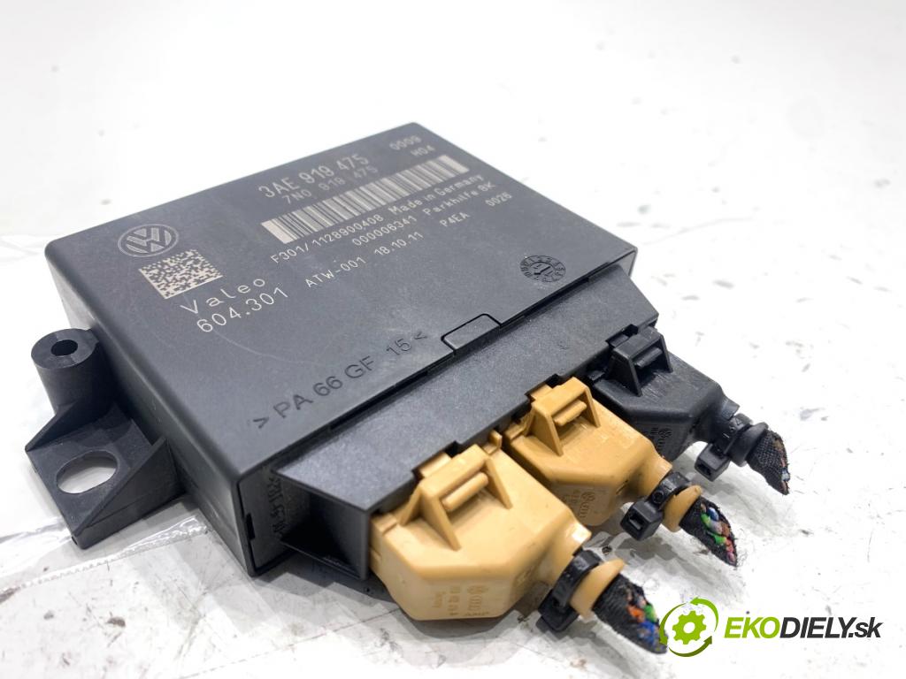 VW PASSAT B7 Kombi 2011 103 kW 2.0 TDI 1968 Modul PDC 3AE919475 (Riadiaca jednotka ostatné)