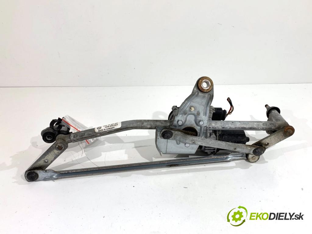 VW PASSAT B7 Kombi 2011 103 kW 2.0 TDI 1968 Mechanizmus stieračov predný 3AB955023 (Motorček stieračov predný)