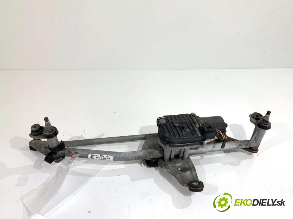 VW PASSAT B7 Kombi 2011 103 kW 2.0 TDI 1968 Mechanizmus stieračov predný 3AB955023 (Motorček stieračov predný)