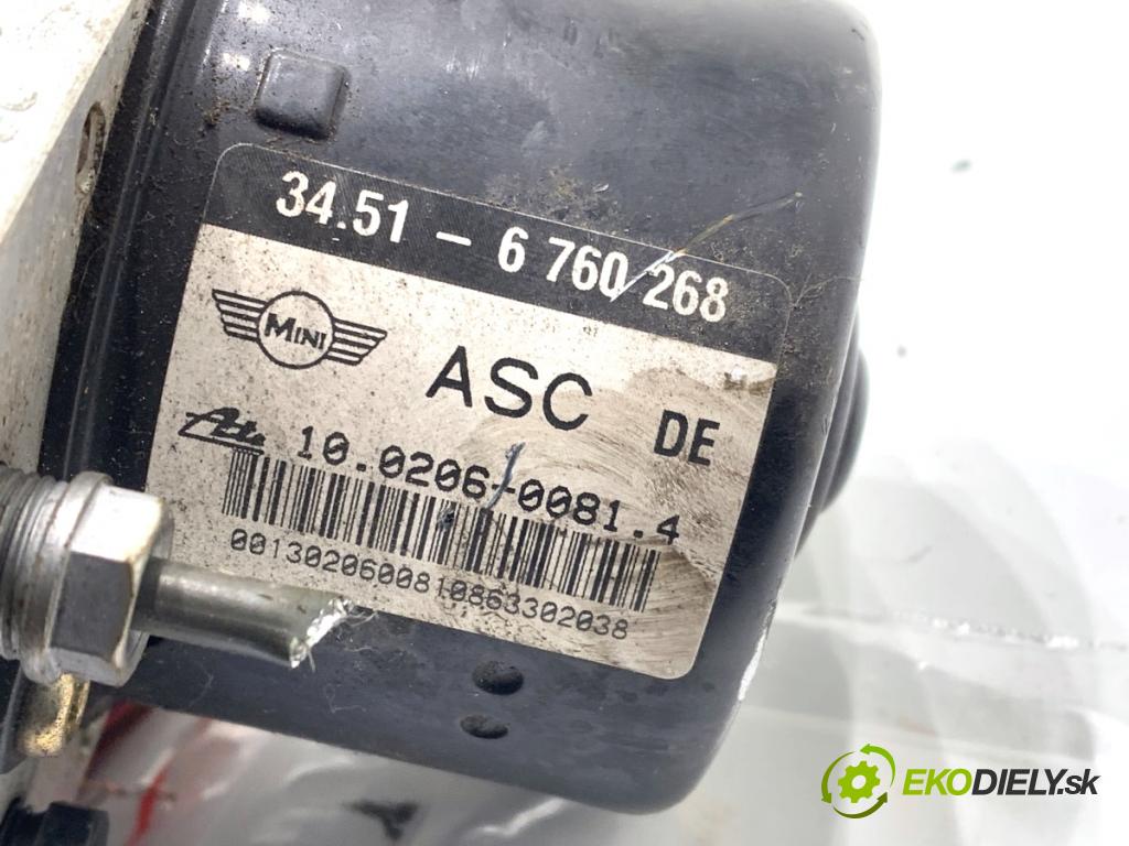 MINI R50 R53 liftback 2003 66 kW One 1598 Pumpa ABS 6760268 (Pumpa ABS)