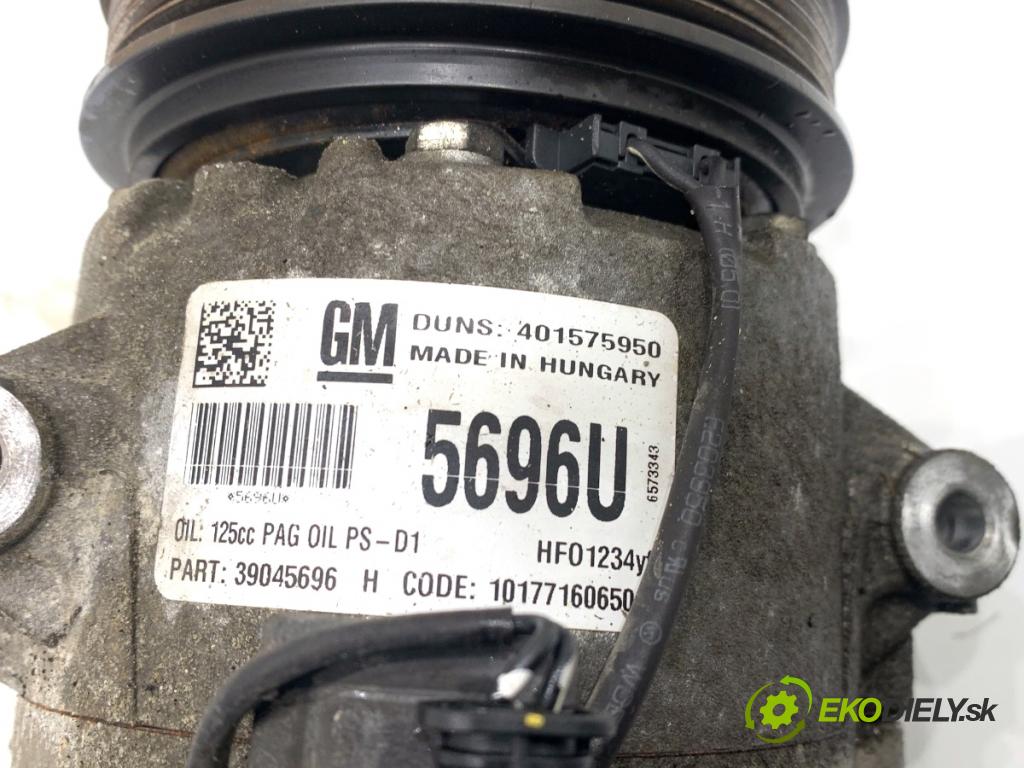 OPEL ASTRA J sedan 2017 103 kW 1.4 LPG (69) 1364 Kompresor klimatizácie 39045696 (Kompresor klimatizácie)