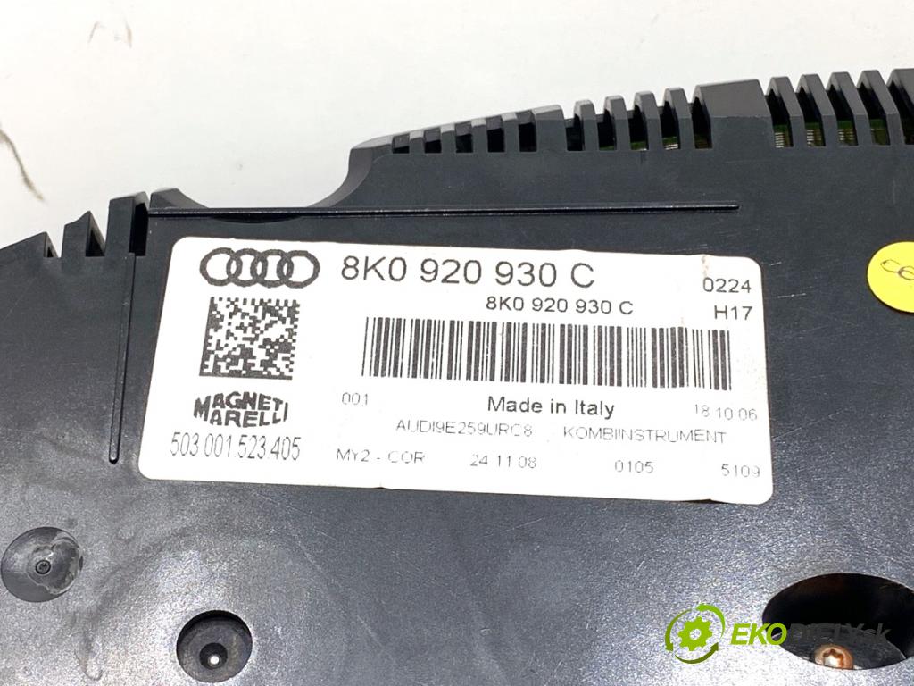 AUDI A4 B8 Kombi 2008 140 kW 2.7 TDI 2698 prístrojovka 8K0920930C (Přístrojová deska)