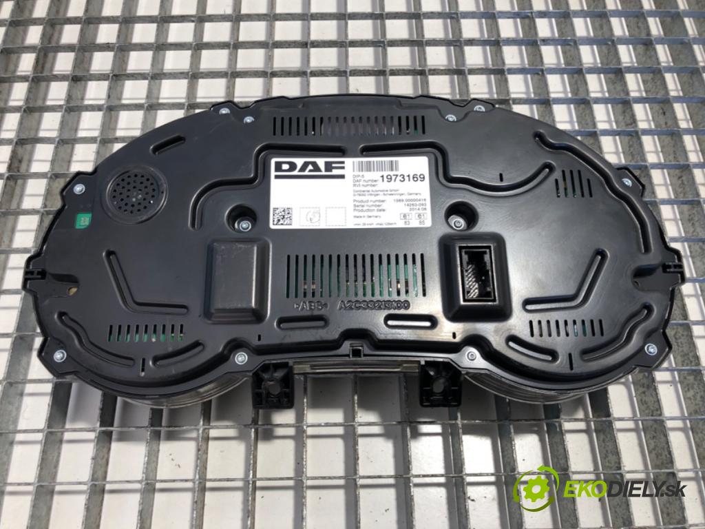 DAF XF Ciągnik siodłowy 2014 375 kW FT 510 375 kW [510 KM] olej napędowy 2012 - 2022 12900 Prístrojovka 1973169 (Prístrojová doska)
