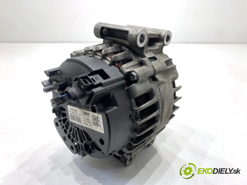 SEAT LEON III liftback 2017 132 kW 1.8 TSI 1798 Alternátor 06J903023B (Alternátor)