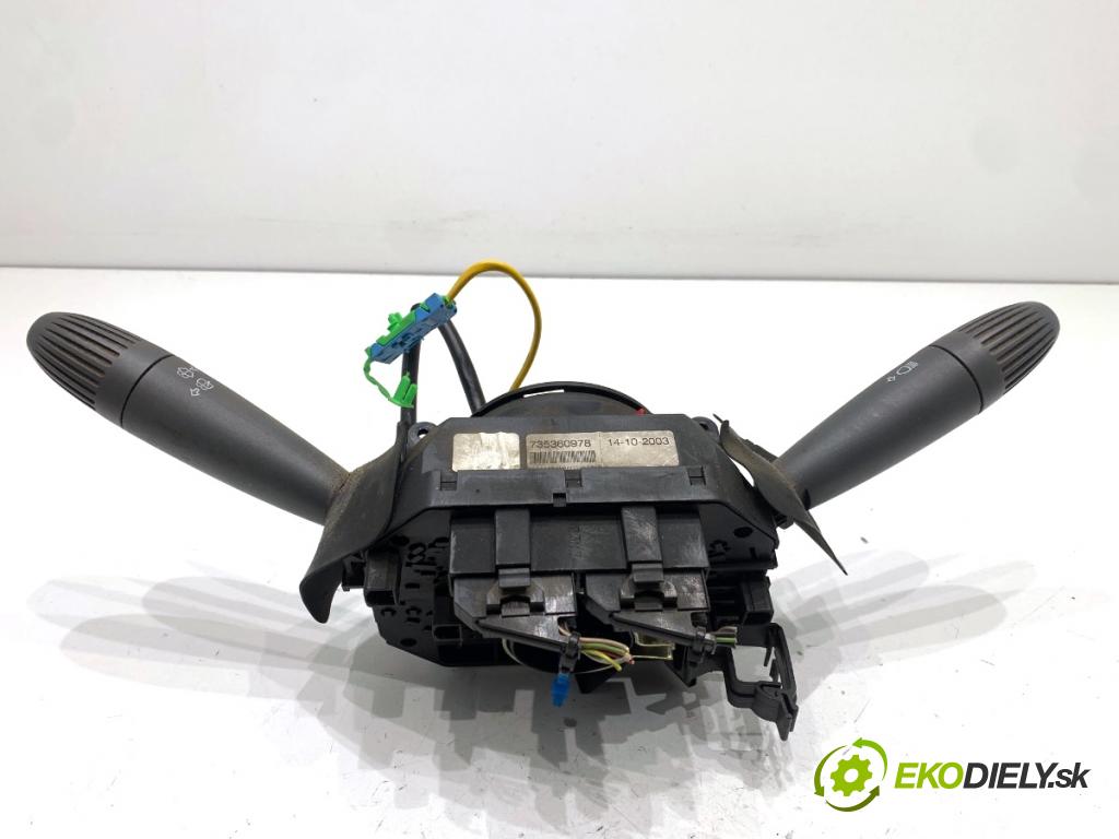 FIAT PANDA II liftback 2003 40 kW 1.1 (169.AXA1A) 1108 přepínač kombinovaný 735360978 (Páčky pod volantem)