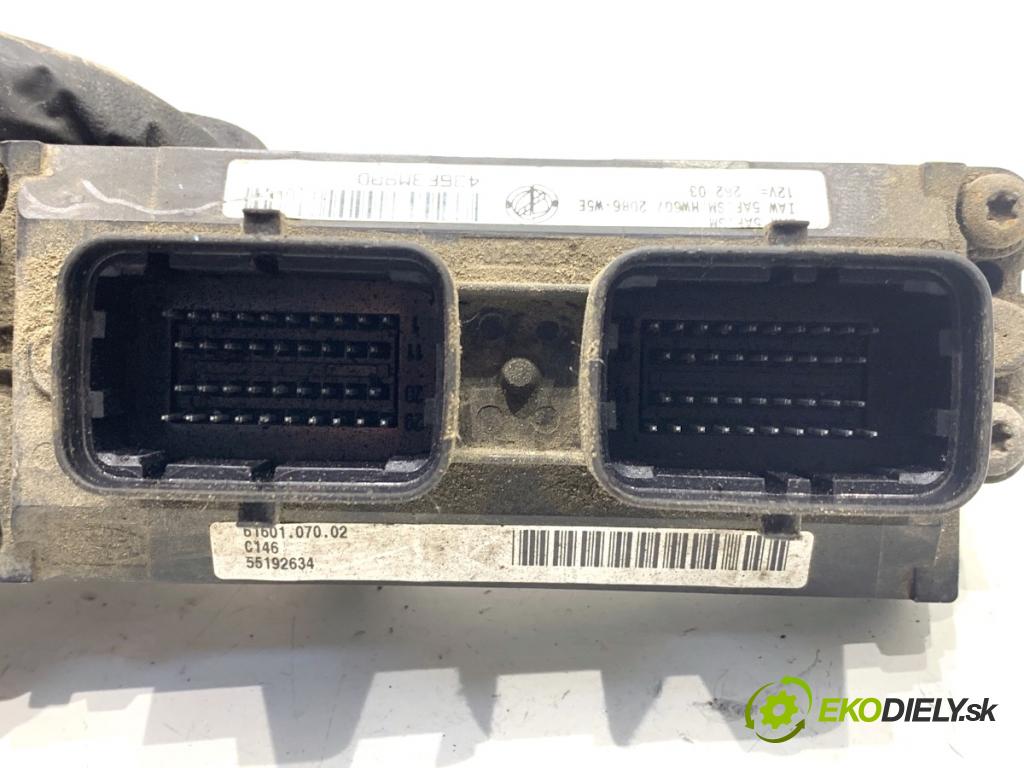 FIAT PANDA II liftback 2003 40 kW 1.1 (169.AXA1A) 1108 řídící jednotka motora 55192634 (Řídicí jednotka)