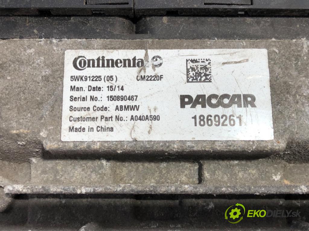 DAF XF Ciągnik siodłowy 2014 375 kW FT 510 375 kW [510 KM] olej napędowy 2012 - 2022 12900 řídící jednotka motora 1869261 (Řídicí jednotka)