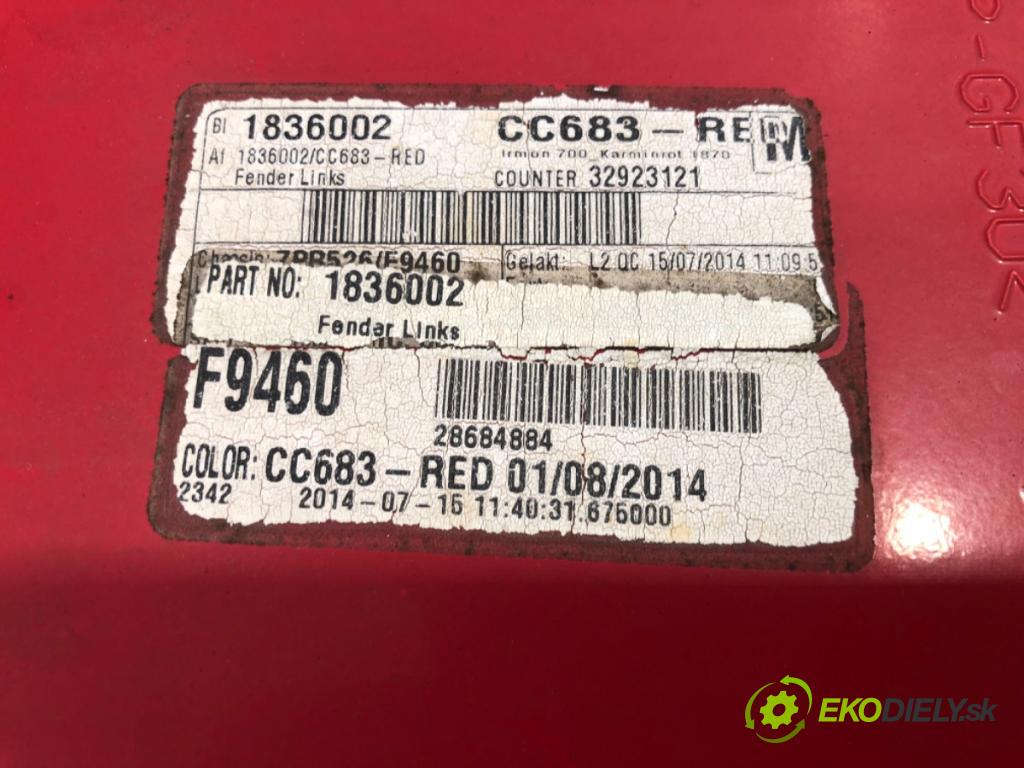 DAF XF Ciągnik siodłowy 2014 375 kW FT 510 375 kW [510 KM] olej napędowy 2012 - 2022 12900 kabina levá strana 1836002