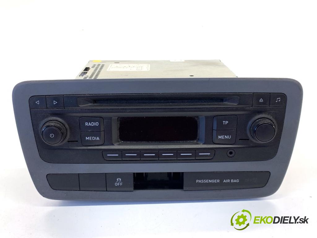 SEAT IBIZA IV Kombi 2014 51 kW 1.2 1198 RADIO 6J0035156 (Audio zariadenie)