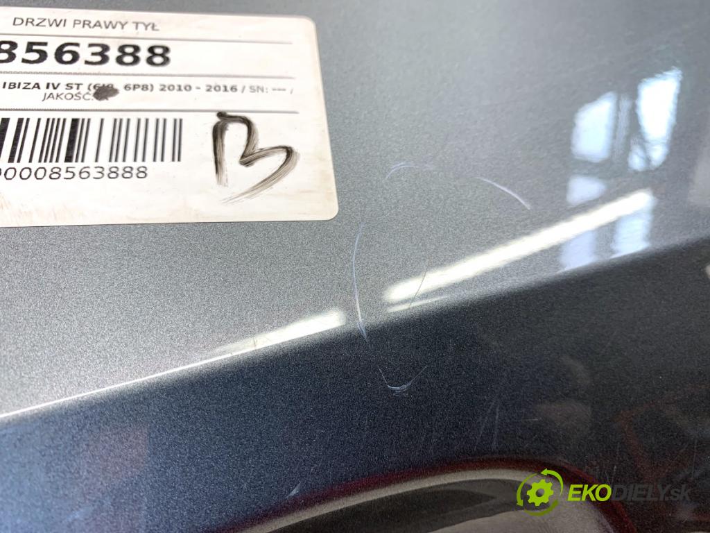 SEAT IBIZA IV Kombi 2014 51 kW 1.2 1198 dveře pravý zadní část LX7R