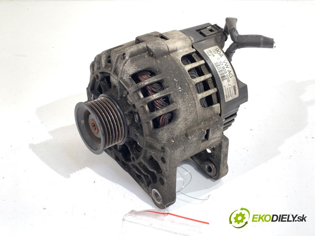SEAT IBIZA IV Kombi 2014 51 kW 1.2 1198 Alternátor 03D903025J (Alternátor)