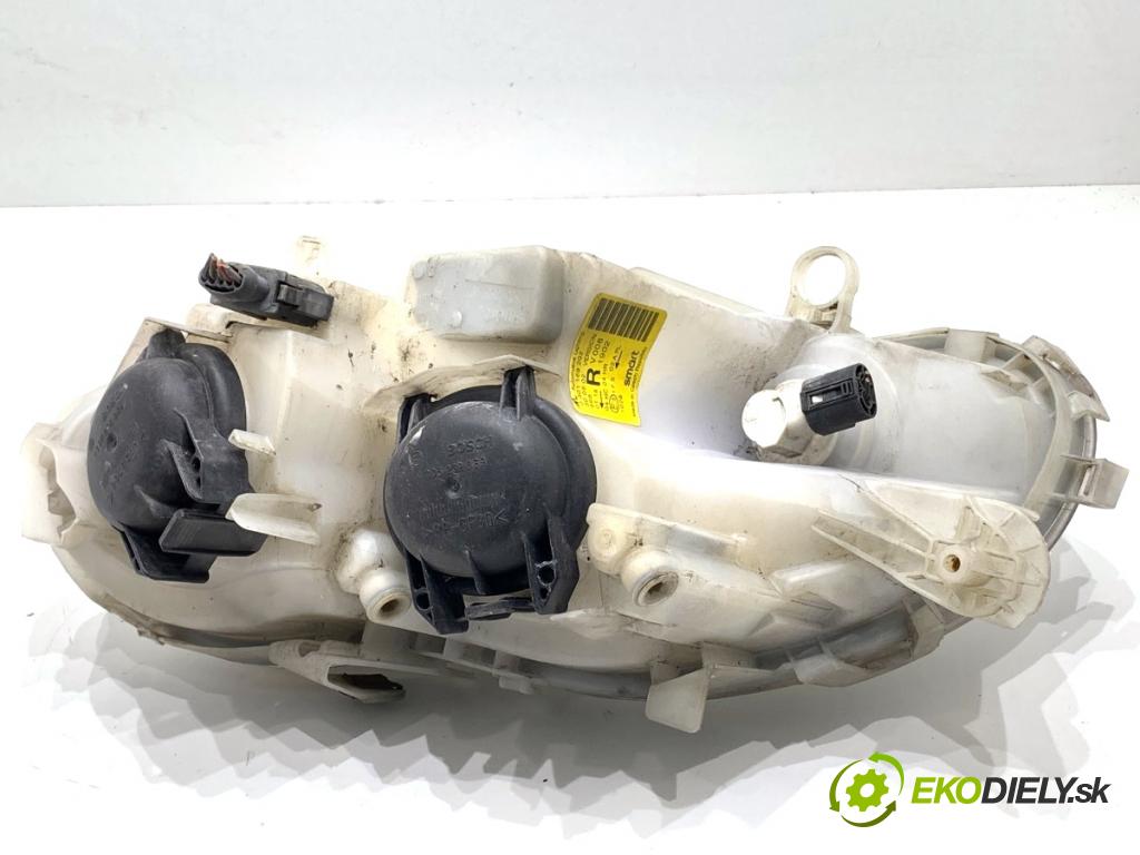 SMART FORTWO coupe 2004 30 kW 0.8 CDI (450.300, 450.301, 450.302, 450.303, 450.306) 799 Svetlomet pravy predný 0301169202