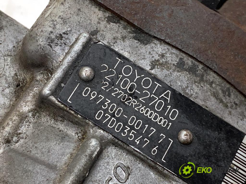 TOYOTA COROLLA E12 liftback 2002 66 kW 2.0 D-4D (CDE120_) 1995 Pumpa vstrekovacia 22100-27010 (Vstrekovacie čerpadlo)