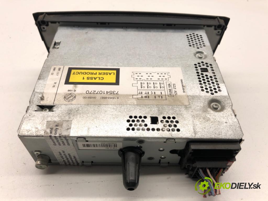 FIAT GRANDE PUNTO liftback 2008 55 kW 1.3 D Multijet 1248 RADIO  (Audio zariadenie)