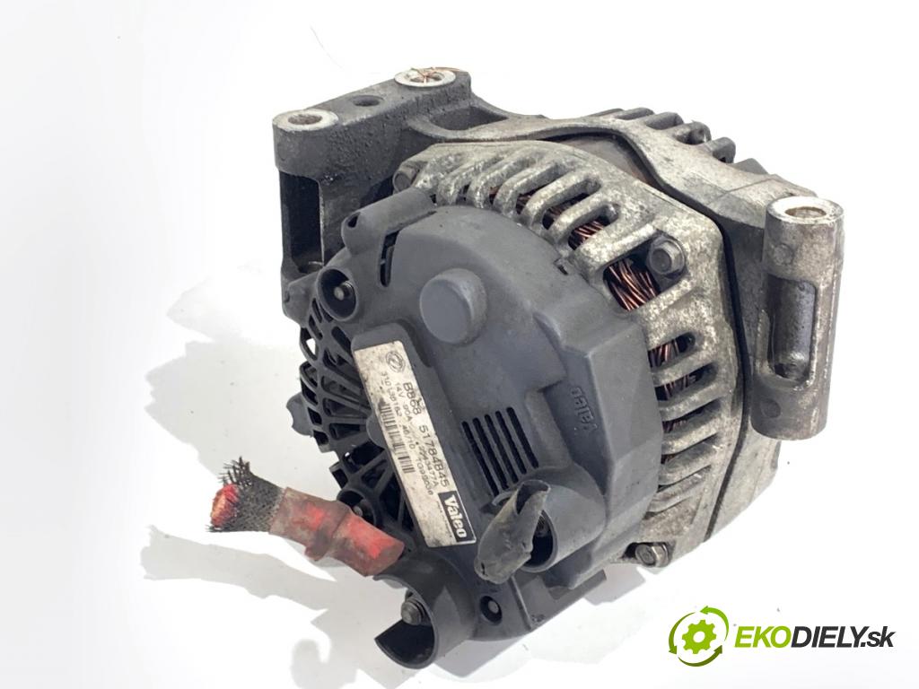 FIAT GRANDE PUNTO liftback 2008 55 kW 1.3 D Multijet 1248 Alternátor 51784845 (Alternátor)