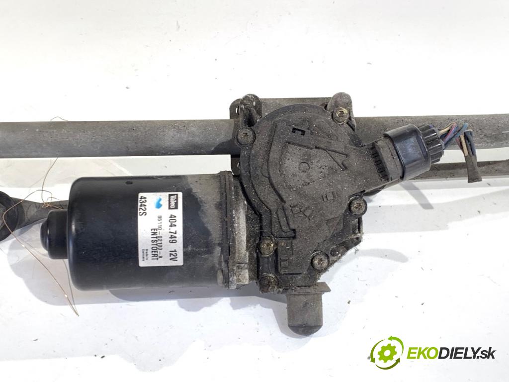 TOYOTA COROLLA E12 liftback 2002 66 kW 2.0 D-4D (CDE120_) 1995 Mechanizmus stieračov predný 404749 (Motorček stieračov predný)