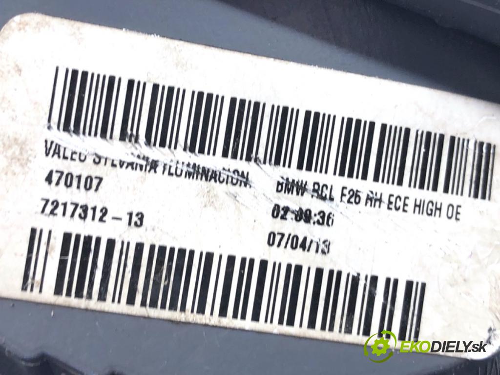 BMW F25 SUV 2013 190 kW xDrive 30 d 2993 Svetlo pravy zad 7217312