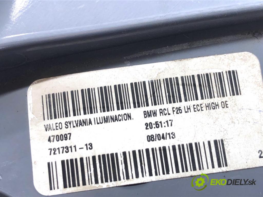 BMW F25 SUV 2013 190 kW xDrive 30 d 2993 světlo levý zadní část 7217311