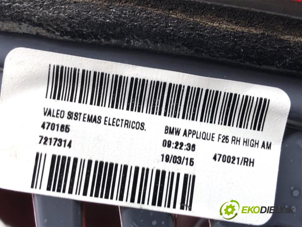 BMW F25 SUV 2013 190 kW xDrive 30 d 2993 světlo zadní část pravá vnitřní 7217314 (Klika dveří ostatní)