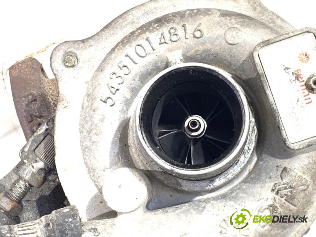 OPEL ASTRA H liftback 2006 66 kW 1.3 CDTI (L08) 1248 Turbodúchadlo,turbo 54351014816 (Turbodúchadlo (kompletné))