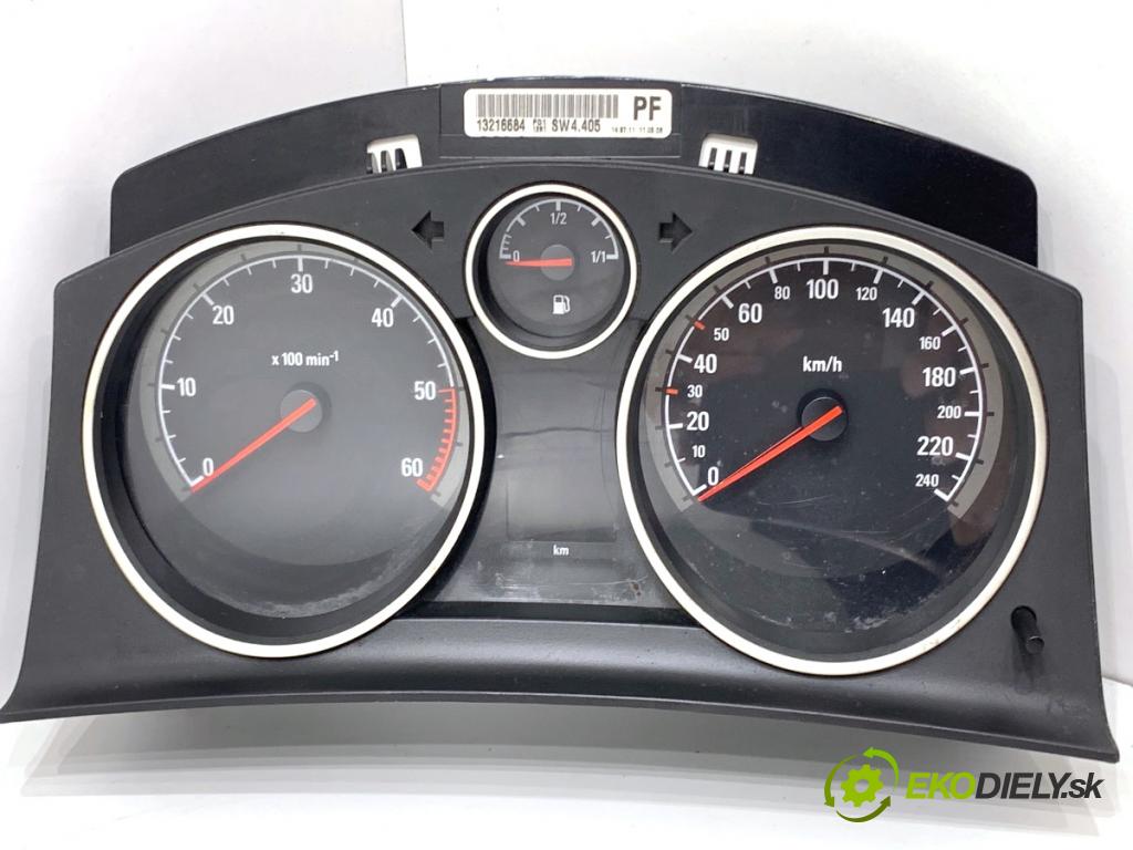 OPEL ASTRA H liftback 2006 66 kW 1.3 CDTI (L08) 1248 Prístrojovka 13216684 (Prístrojová doska)