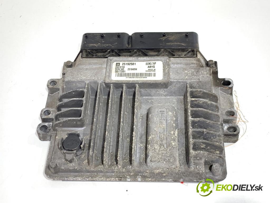 OPEL ANTARA A SUV 2014 135 kW 2.2 CDTi 4x4 2231 riadiaca jednotka Motor 25192581 (Riadiaca jednotka)