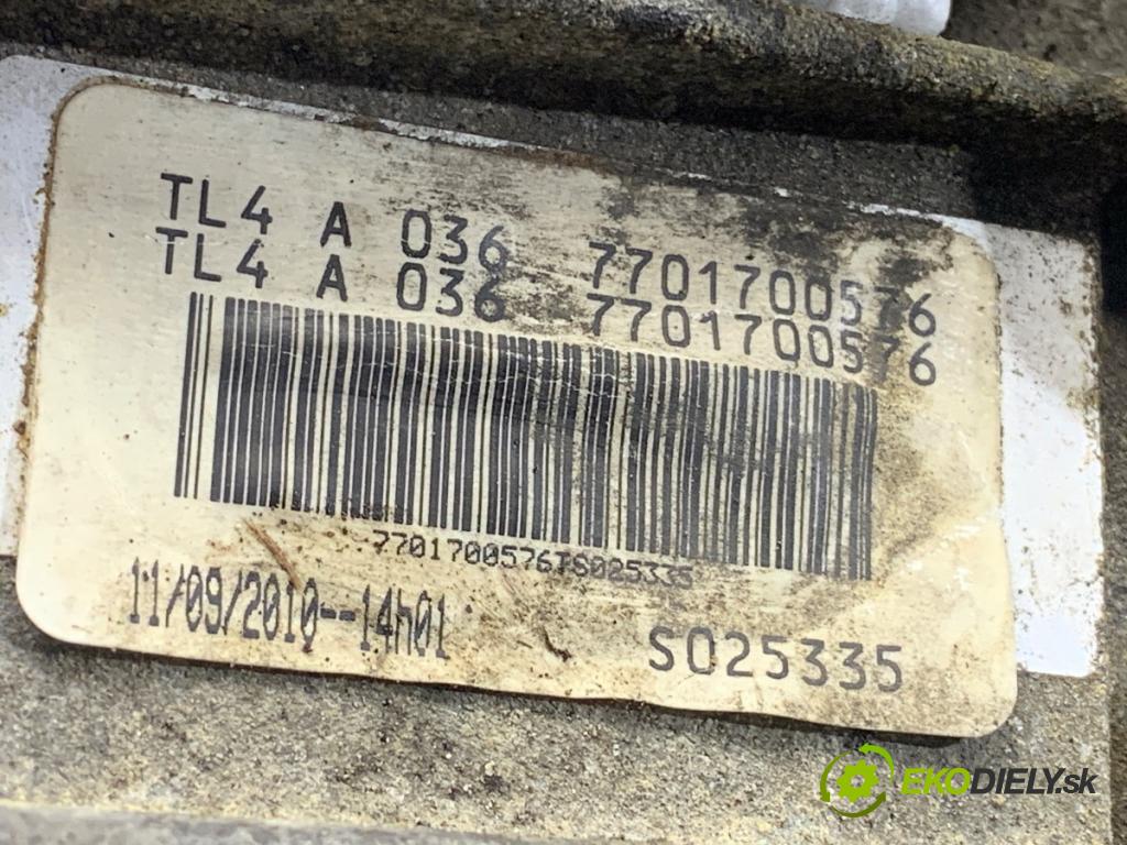 RENAULT GRAND SCENIC III nadwozie wielkoprzestrzenne (MPV) 2010 96 kW 1.4 16V (JZ0F) 1397 převodovka TL4A036 (Převodovka)
