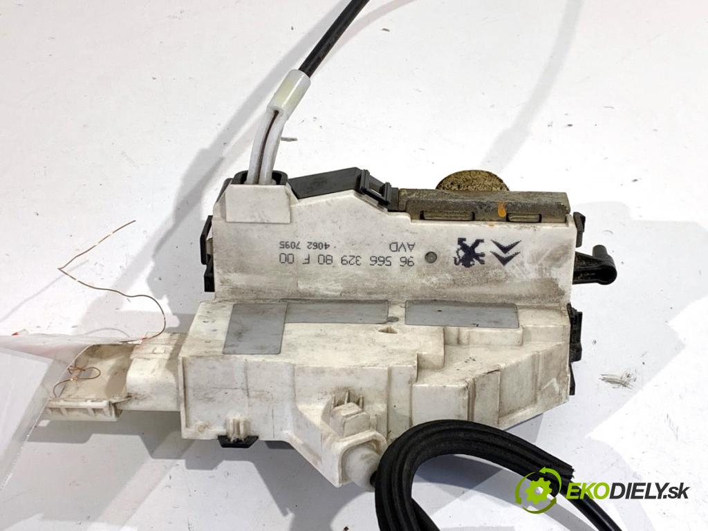 PEUGEOT 407 sedan 2005 100 kW 2.0 HDi 135 (6DRHRH, 6DRHRE, 6DRHRG, 6DRHRJ) 1997 zámok Dvere pravy predný 9656632980