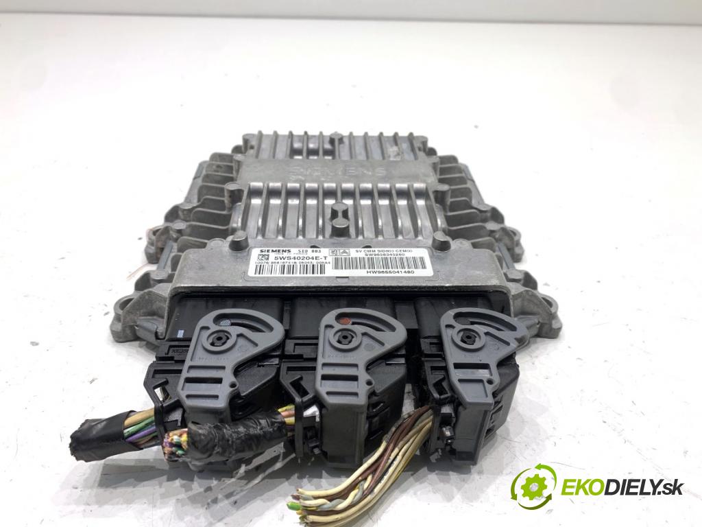 PEUGEOT 407 sedan 2005 100 kW 2.0 HDi 135 (6DRHRH, 6DRHRE, 6DRHRG, 6DRHRJ) 1997 řídící jednotka motora 9655041480 (Řídicí jednotka)