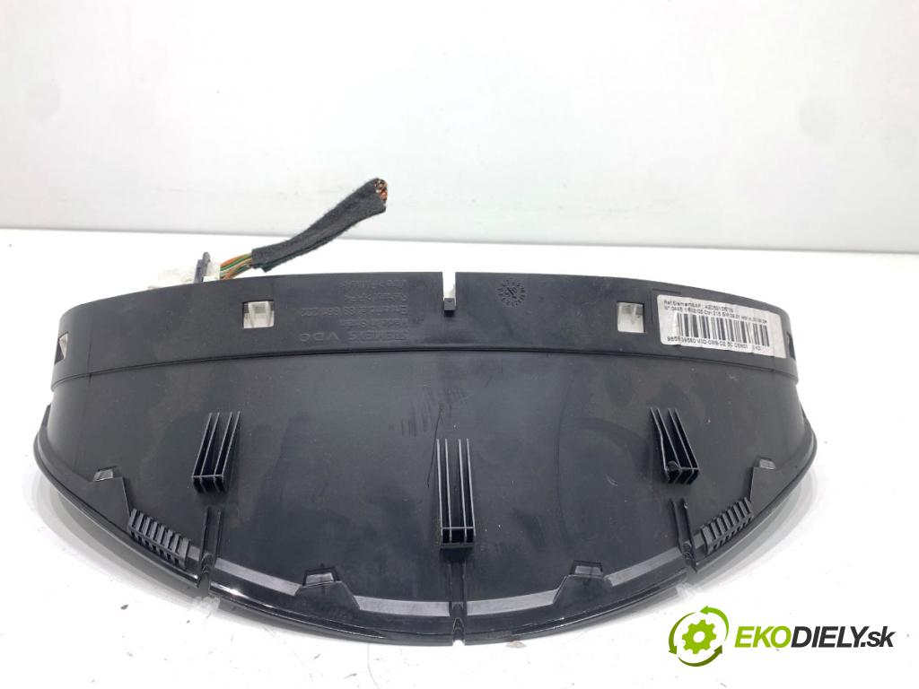 PEUGEOT 407 sedan 2005 100 kW 2.0 HDi 135 (6DRHRH, 6DRHRE, 6DRHRG, 6DRHRJ) 1997 prístrojovka 9658138580 (Přístrojová deska)