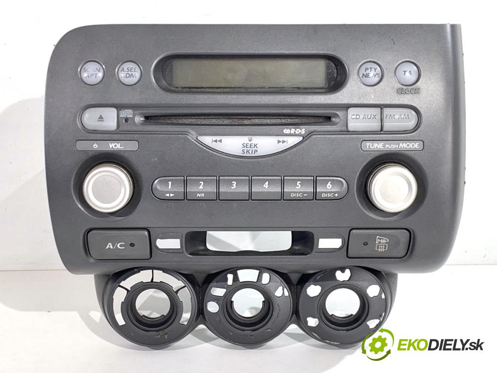 HONDA JAZZ II liftback 2005 57 kW 1.2 i-DSI (GD5, GE2) 1243 RADIO 39175-SAA-G120-M1 (Audio zařízení)