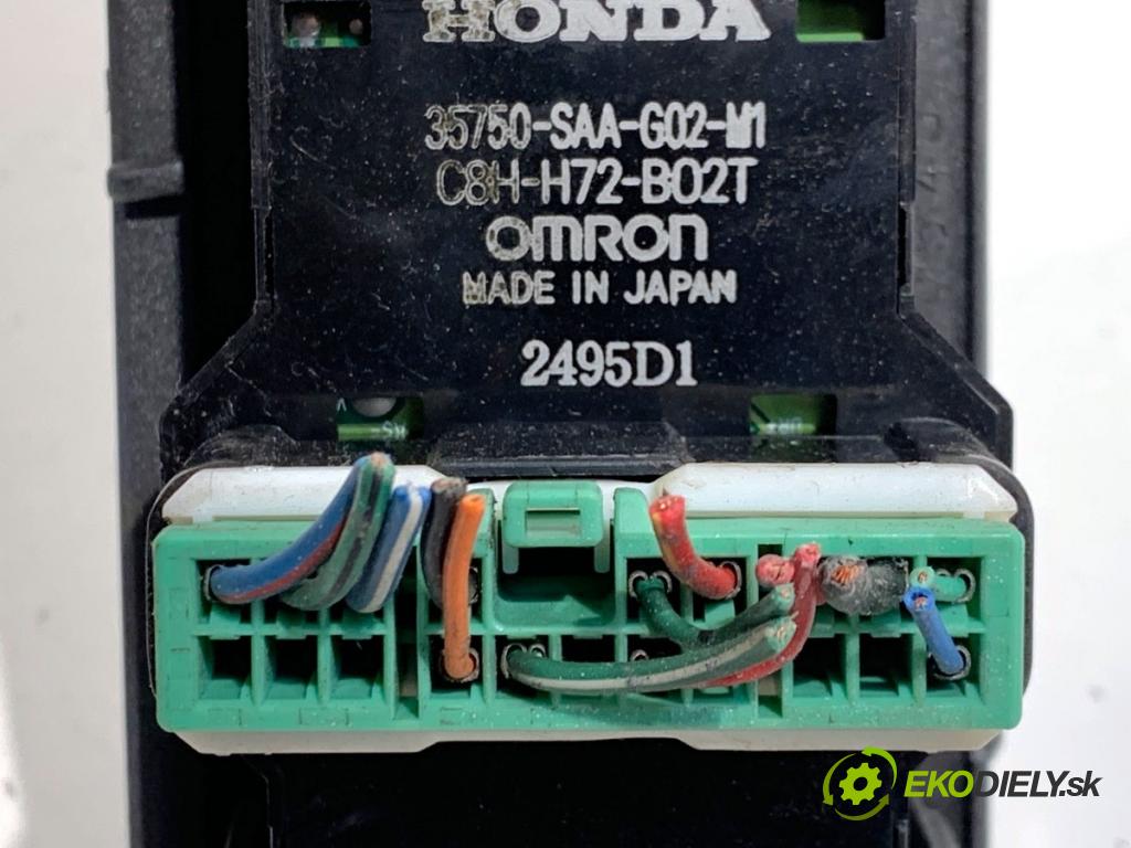 HONDA JAZZ II liftback 2005 57 kW 1.2 i-DSI (GD5, GE2) 1243 Prepínač okien 35750-SAA-G02-M1 (Prepínacie páčky pod volantom)