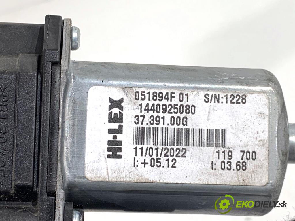 PEUGEOT BOXER II Skrzynia 2022 103 kW 2.2 BlueHDi 140 2179 mechanismus okna pravý přední část 1440925080