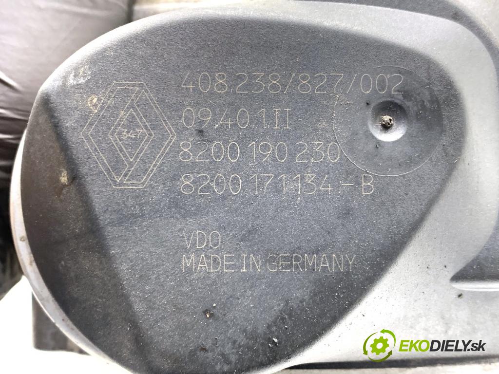 RENAULT MEGANE III liftback 2009 74 kW 1.6 16V (BZ0H) 1598 Škrtiaca klapka 8200190230 (Škrtiaca klapka)