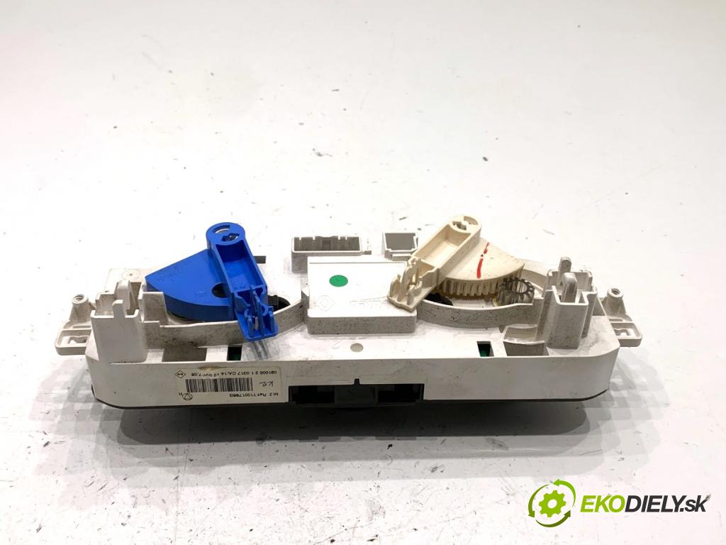 RENAULT MEGANE III liftback 2009 74 kW 1.6 16V (BZ0H) 1598 Panel ovládania kúrenia T1001786G (Prepínacie páčky pod volantom)