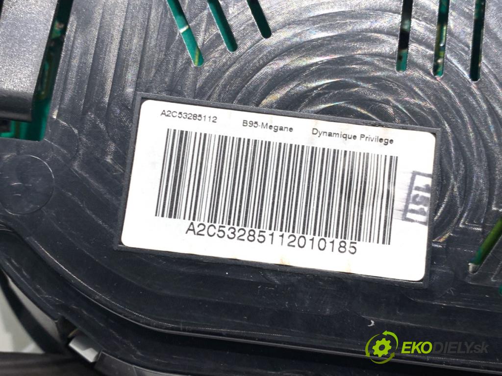 RENAULT MEGANE III liftback 2009 74 kW 1.6 16V (BZ0H) 1598 Prístrojovka 248100053R (Prístrojová doska)