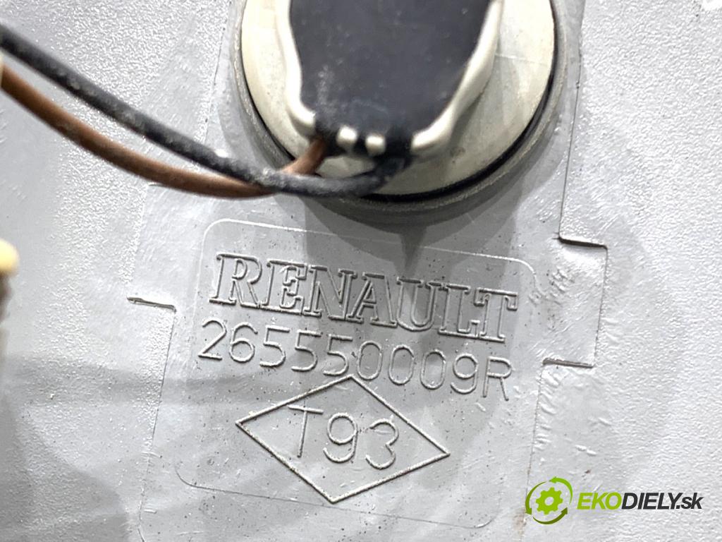 RENAULT MEGANE III liftback 2009 74 kW 1.6 16V (BZ0H) 1598 Svetlo zad ľavá strana vnútorná 265550009R (Kľučka dverí ostatné)