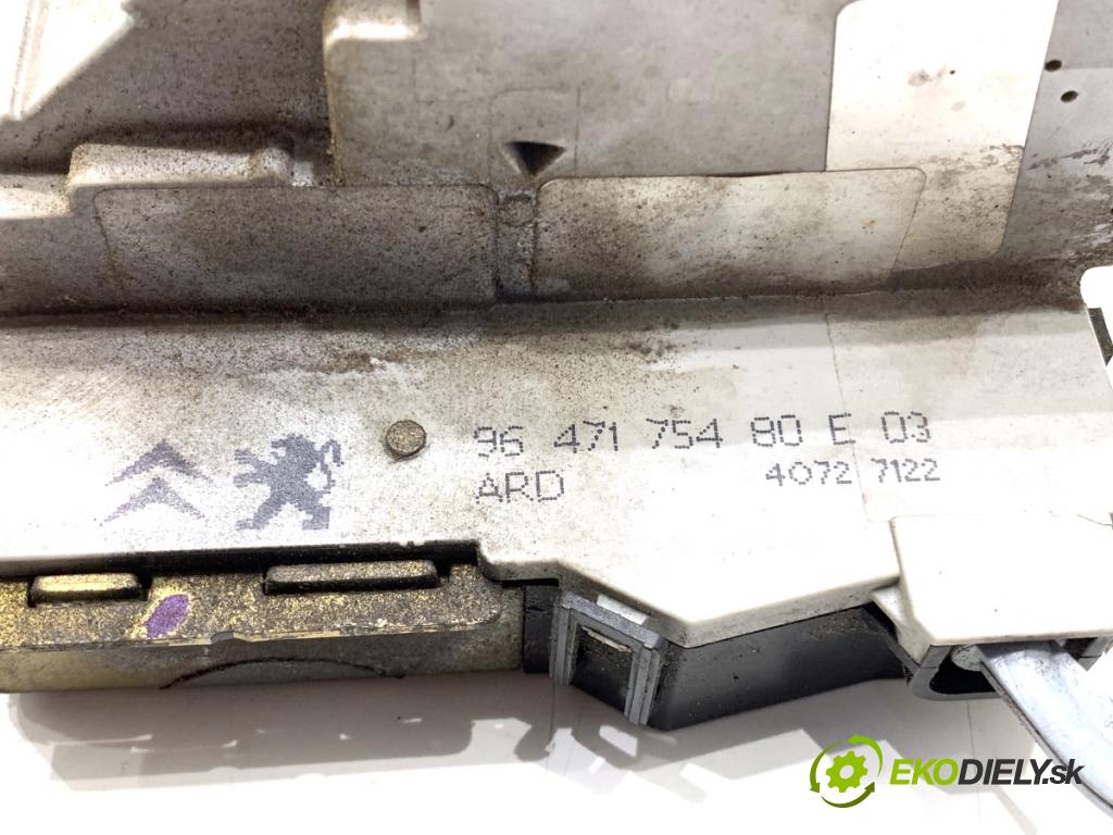 CITROEN C4 I liftback 2005 100 kW 2.0 HDi 1997 zámok dveře pravý zadní část 9647175480
