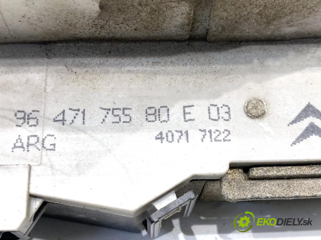 CITROEN C4 I liftback 2005 100 kW 2.0 HDi 1997 zámok dveře levý zadní část 9647175580
