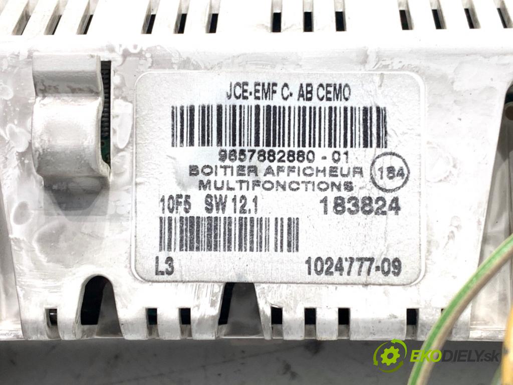 CITROEN C4 I liftback 2005 100 kW 2.0 HDi 1997 Displej 9657882880 (Přístrojová deska)